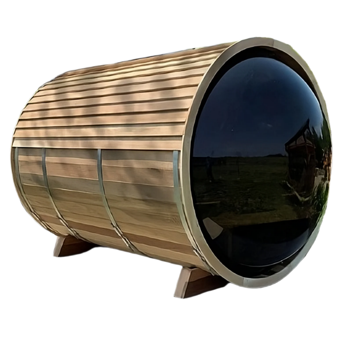 Solstice 6000 Panoramic Outdoor Infrared Barrel Sauna